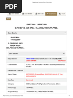 SCI-DIARY NO. - 10603-2009 - S.Pandu Vs M-S Naga Hills Welf - Assn.Tr - Pres - CaseDetails