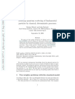 Marijan Ribaric and Luka Sustersic - Modeling Quantum Scattering of Fundamental Particles by Classical, Deterministic Processes