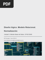 Modelo Relacional. Normalizacion