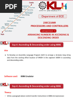 Exp 04 Ascending & Descending Order