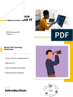 Study Unit 6 The Finance Function and IT 2024