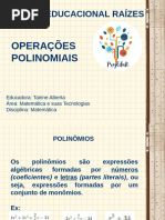 Operações Com Polinomios