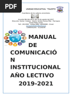 Manual de Comunicacion Institucional