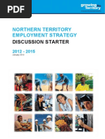 NT Employment Strategy Discussion Starter 2012-2015