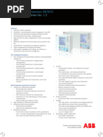 1MRK500110-SEN HiRes en Transformer Protection RET670 1.2 IEC - Technical Summary