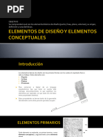 Elementos de Diseño y Elementos Conceptuales