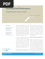 Assessing Fund Performance:: Using Benchmarks in Venture Capital