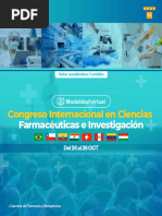 Programa Del Congreso Internacional en Ciencias Farmacéuticas e Investigación