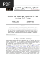 Ver Invariant and Metric Free Proximities For Data Jss.v025.i11