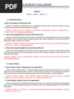 Biochemistry Laboratory Tests - Questions With Answers