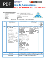 Sesión Matematica - Descubrimos El Número en El Triángulo Mágico