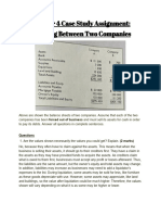 Ch. 4 Accounting Case Study-Choosing Between Two Companies