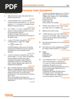 EXERCISE - 3: Previous Year Questions: Alternating Current