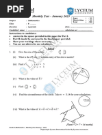 Grade 8 Mathematics