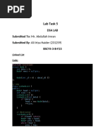 Ali Irtza Haider-231259-Linked List