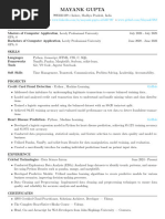 Mayank Resume