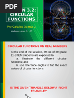 Lesson 3.2 Circular Functions