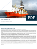 Deep Value Driller As Company Presentation 19 April 2021