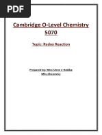 Redox Reaction