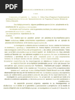 Laborde, C. Enseñanza de La Geometria en La Secundaria