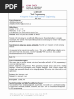 SOEN 287 - Course Outline