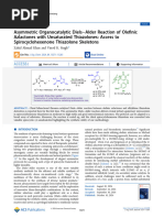 Khan Singh 2024 Asymmetric Organocatalytic Diels Alder Reaction of Olefinic Azlactones With Unsaturated Thiazolones