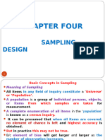 Research CH 4 Sampling Design