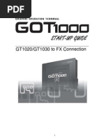 GOT1000 Startup Guide (GT10-FX)