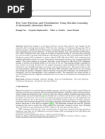 Test Case Selection and Prioritization Using Machine Learning: A Systematic Literature Review