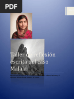 Taller de Reflexión Escrita Del Caso Malala