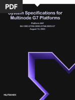 System Specs G7 Multinode