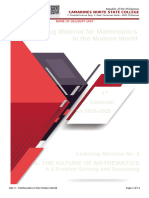 4.0 Signed Learning Material No. 3 Problem Solving and Reasoning Template