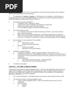 Con Law Outline For 1 and 2 Good Outline