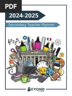 Secondary Teacher Planner 2024-2025