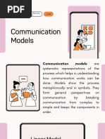 Communication Models 1