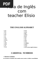 Aulas de Ingles Com Teacher Elisio 1