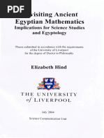 Egyptian Mathematics: Revisiting Ancient