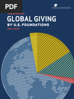 Global Giving: by U.S. Foundations