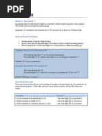 Rounding Booklet