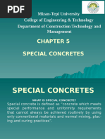 Chapter 5 SPECIAL CONCRETES