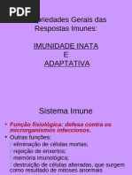 Imunidade Inata e Adaptativa