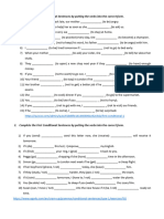 First Conditional Exercises 8 Megoldasok