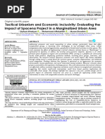 A Tactical Urbanism and Economic Inclusivity: Evaluating The Impact of Spacena Project in A Marginalized Urban Area