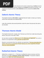 Atomic Structure Teacher Notes