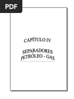 SISTEMA DE RECOLECCIÓN SEPARACIÓN DE PETROLEO Y GAS Cap. IV. 