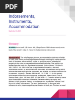 Indorsements, Instrument, Accommodation