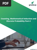 Counting Mathematical Induction and Discrete Probability Part 3 21