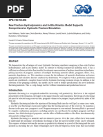 SPE-190760-MS New Fracture Hydrodynamics and In-Situ Kinetics Model Supports Comprehensive Hydraulic Fracture Simulation