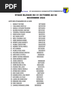 Stage Bloque l2lmd