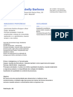 Currículo de Executivo de Vendas Limpo Linhas Branco e Azul